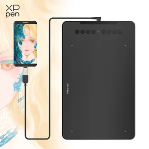 XPPen Deco 01 V2 10-дюймовый графический планшет Графический цифровой планшет с наклоном Android Windows Mac 8 клавиш быстрого доступа (8192 уровней давления)