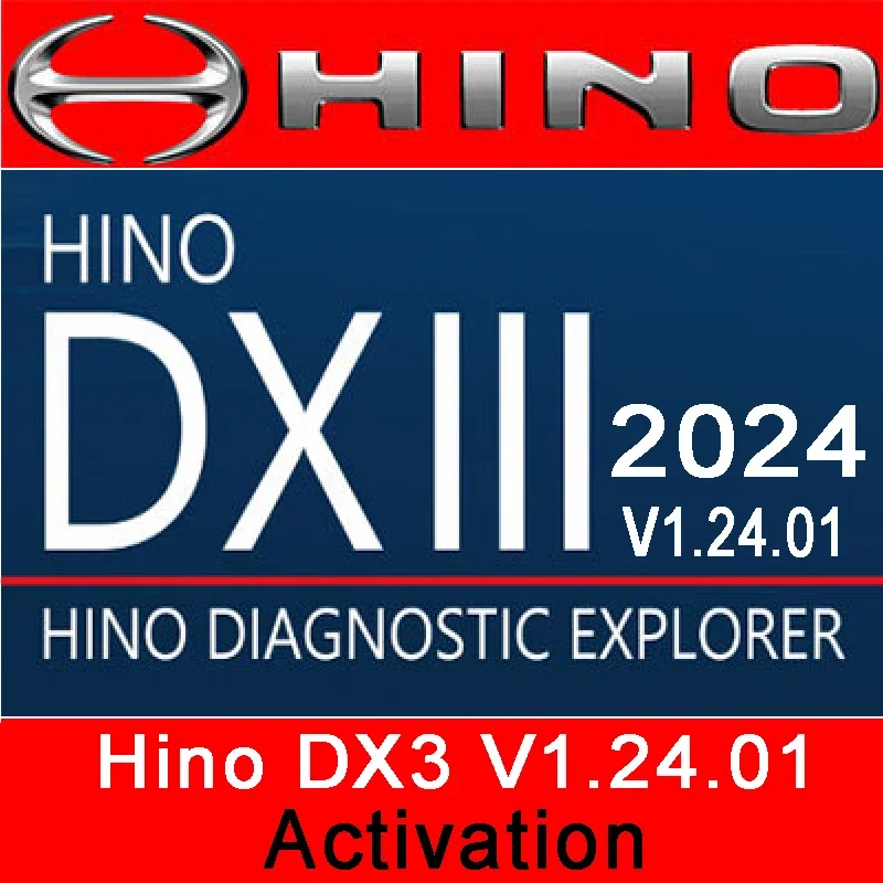 

2024 Hino DX3 V1.24.01 Hino Diagnostic EXplorer 3 + KEYGEN Diagnostic Software Truck Repair Tool