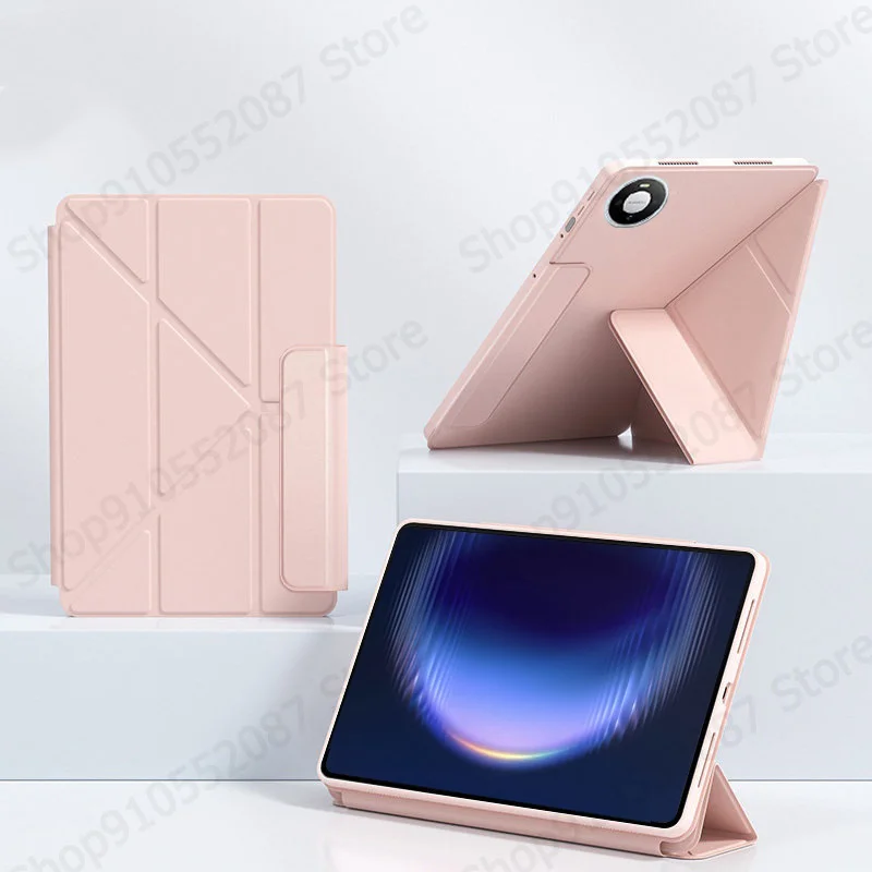 Premium Smart Fold PU Leather Magnetic Stand Cover