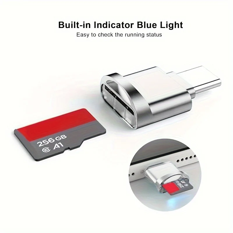 Mini TF card mobile card reader suitable for Huawei Type-C mobile OTG card reader