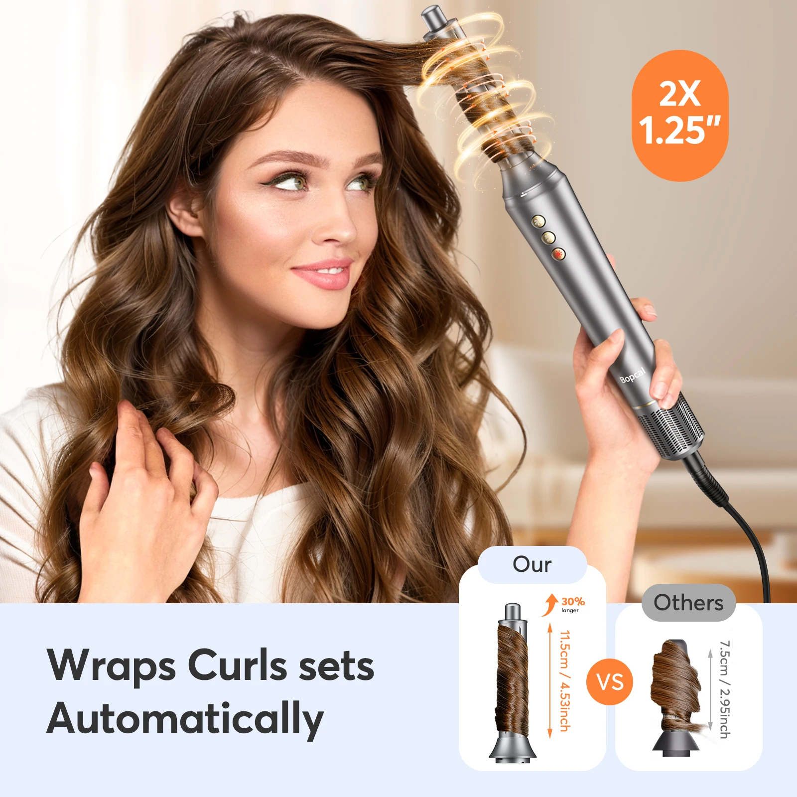 in Multi Hair Styler Curling Iron Hair Hot Air Brush Curling High