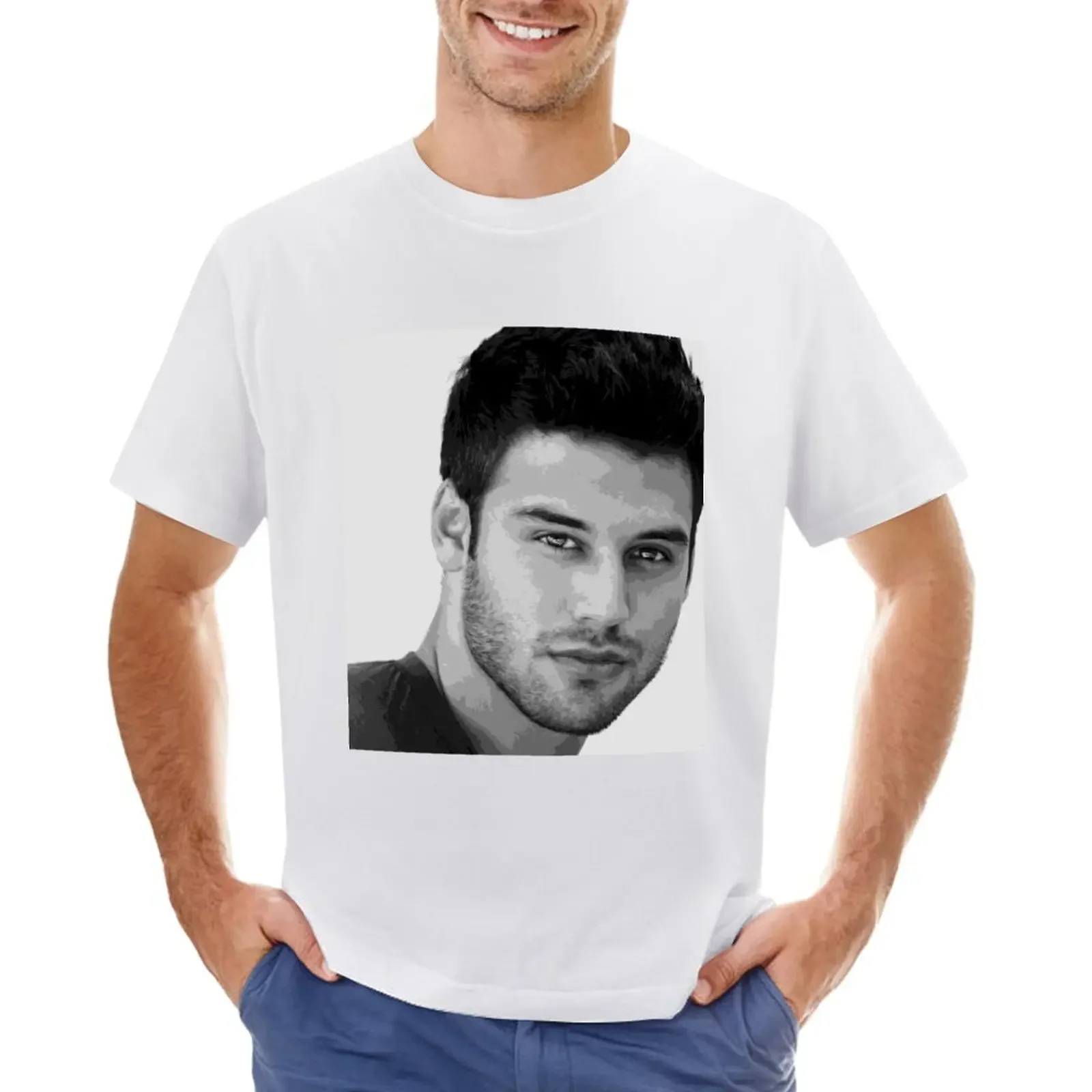 

Ryan Guzman Pop Art Portrait T-shirt korean fashion quick drying mens champion t shirts