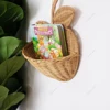 Handmade Rattan Apple Storage Basket Natural Fruit Clothes Key Baby Room Organizer Woven Organizers Home Wall Decor 2