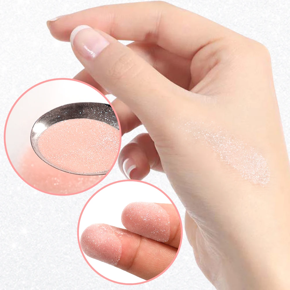 1oz/Bottle Nude Acrylic Powder Light Color Carving Crystal Dipping Powder Professional Nail Extension Builder Pigment Dust 6