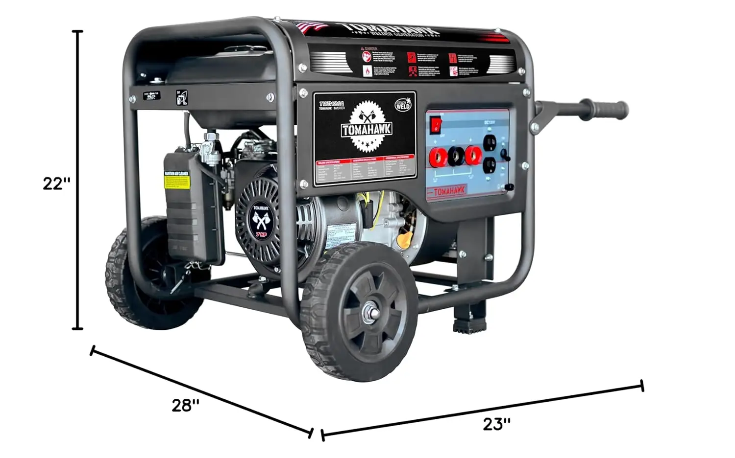 Portable Gasoline Powered Stick Welder Generator