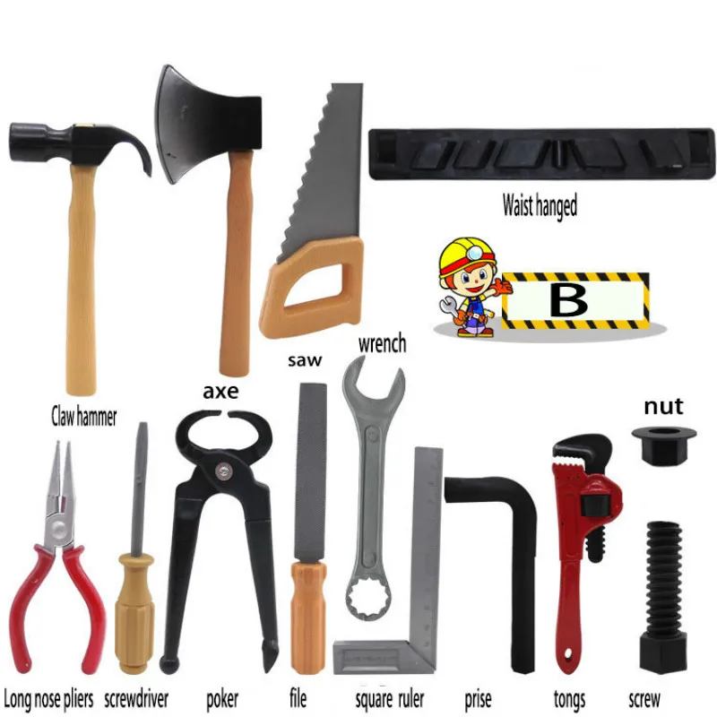 

Repair Tool Toy 14pcs/set Multi-function Maintenance Tool Plastic Multifunction Children's Simulation Home Pretend Play Gift