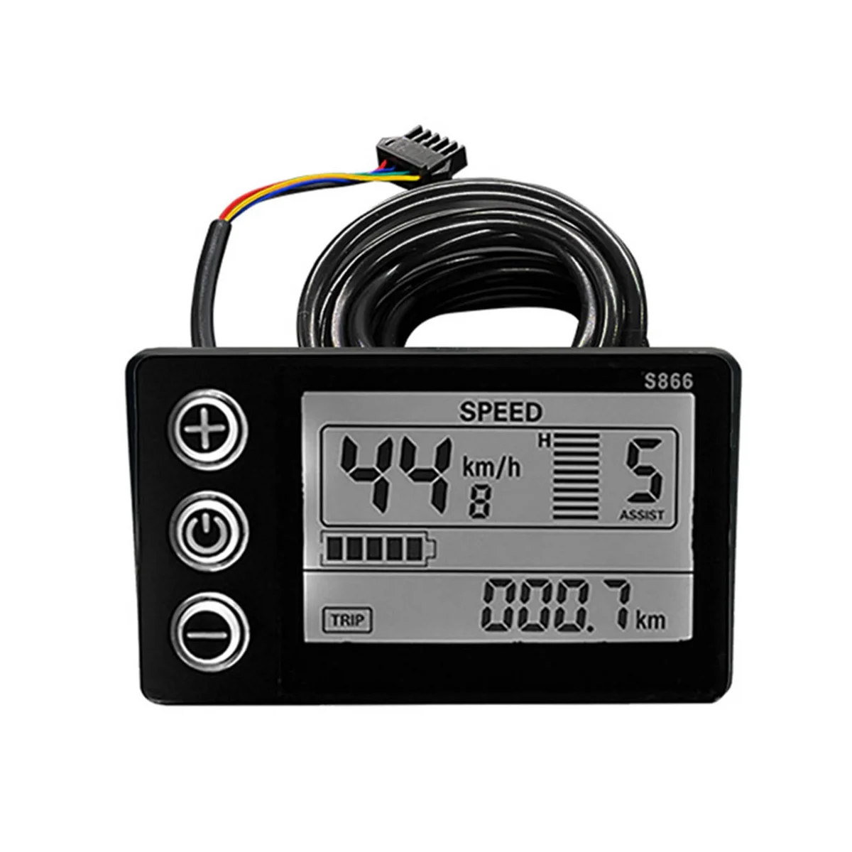 Bicicletta Elettrica 24V 36V 48V 30A 3 Modello Sinewave Controller S866 Display Lcd Per 350W 500W 750W 1000W Ebike