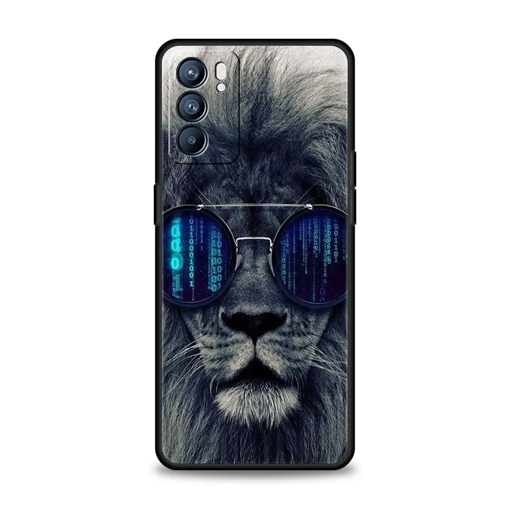 Fierce Animal Design Protective Phone Case Cover