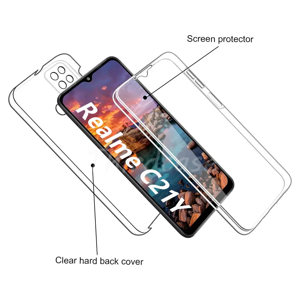 XINYEXIN Cover Per Oppo A17, Custodia Antiurto 360 Gradi Protezione Dello Schermo Incorporata - Foto 5