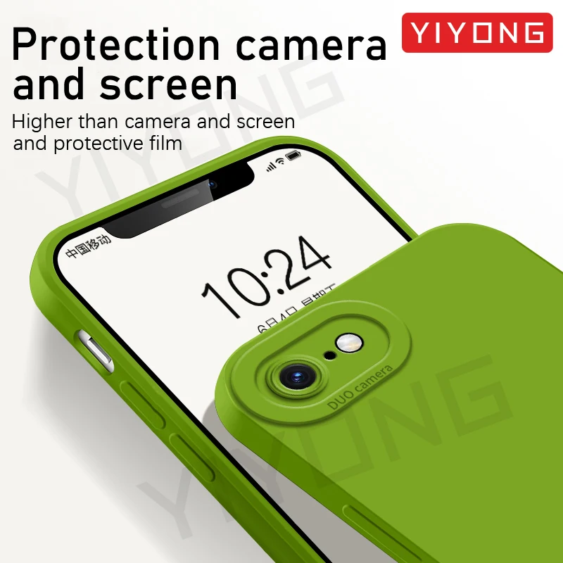 YIYONG Original Soft Liquid Silicone Phone Case - 2022 Edition