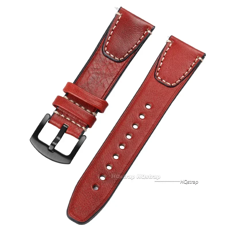 Universal Leather Quick Release Watch Band - Stylish Replacement Strap