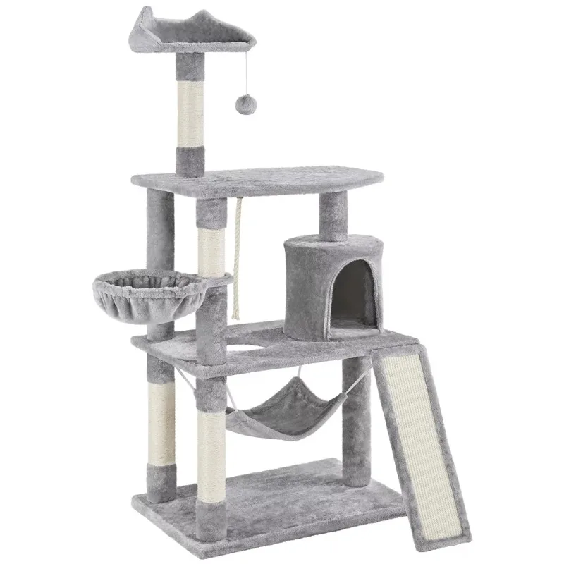 

63.5''H Multi Level Cat Tree Condo with Scratching Post, cat condo pet accessories
