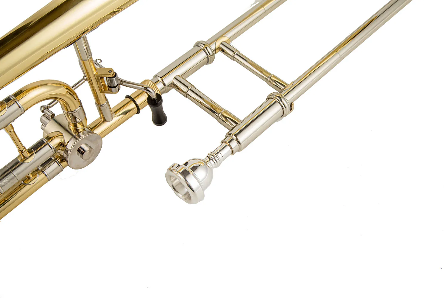High Grade modulated tenor trombone Bb/ C tone Yellow Brass Clear Lacquer Professional musical brass instrument