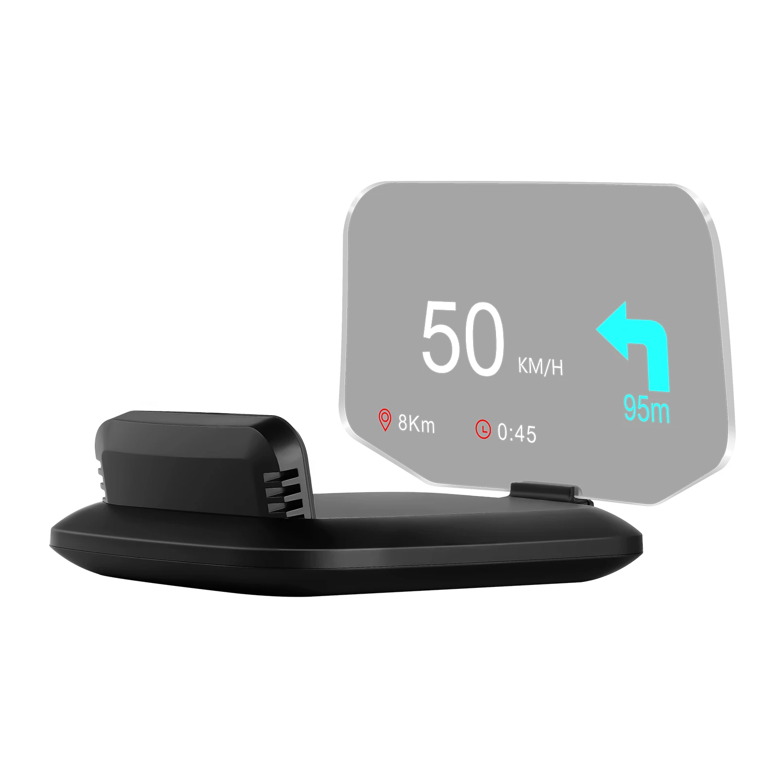 네비게이션 프로젝션 C1 자동차 OBD2+GPS HUD 헤드업 디스플레이 자동차 프로젝터 속도계 수온 전압 RPM 속도 알람