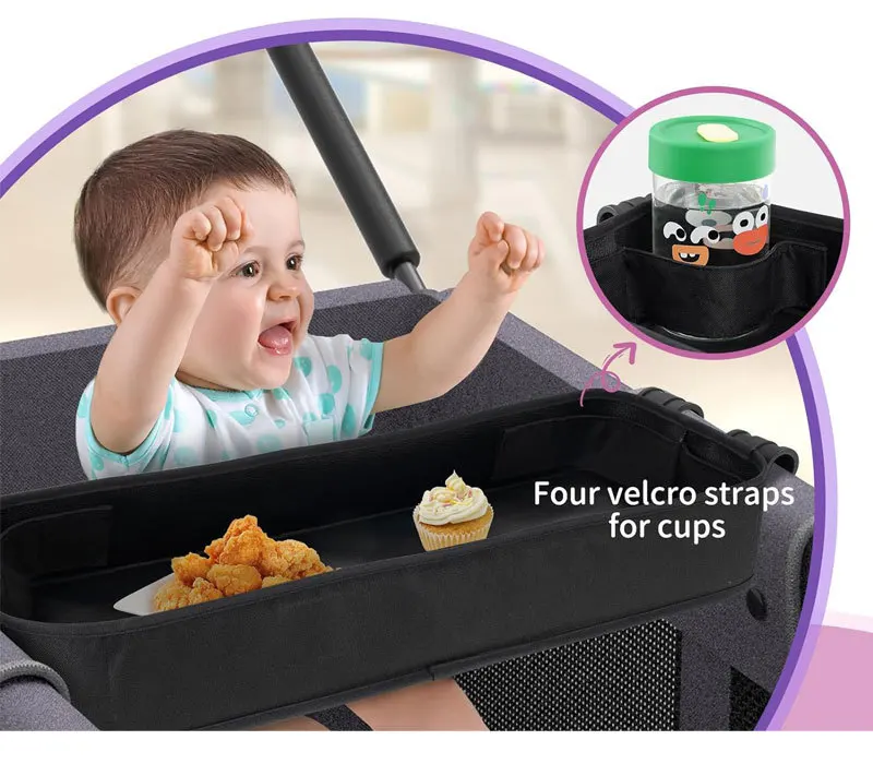 Universal silicone Foot Pad foldable wagon foot Anti-corrosion Cove Mat Accessories Wonderfold Snacks Catcher W2 W4 tray net stroller accessories