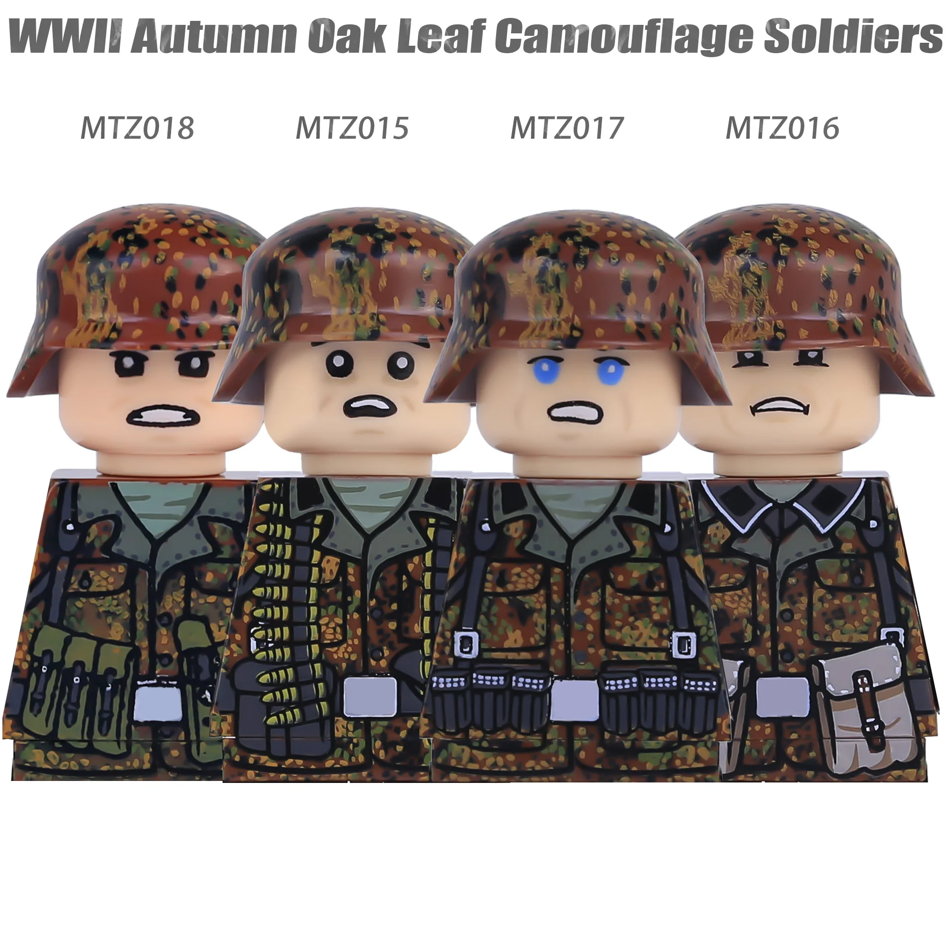 WW2 Winter Soldiers Building Block Set - Military Figures & Weapons Collection