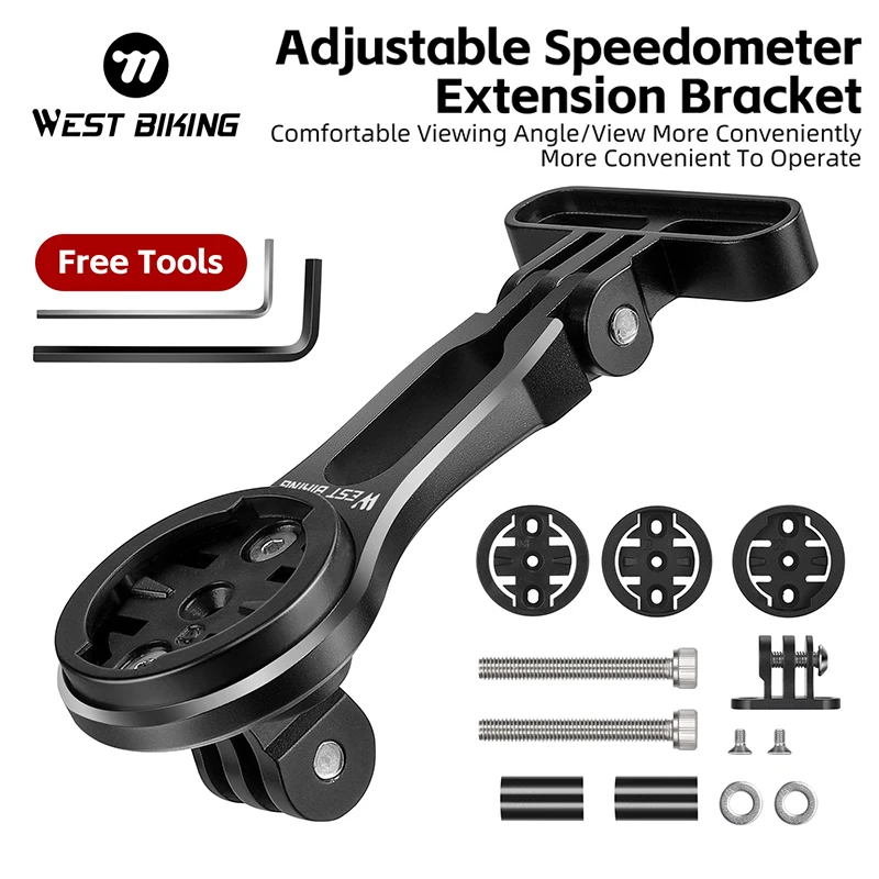 WEST BIKING Adjustable Bicycle Computer Bracket Bike Speedometer ...