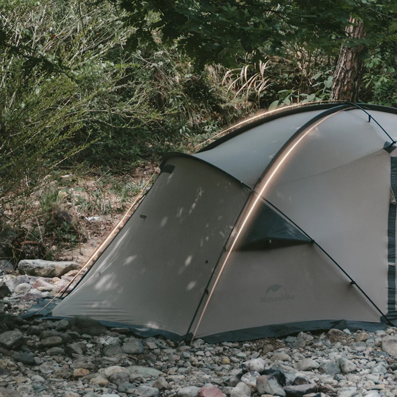 Naturehike Ultralight 30D Nylon Camping Tent 4 Season Waterproof 2 Person Shelter Outdoor Hiking Rainproof Tents With Chimney