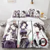 Demon Slayer Agatsuma Zenitsu Duvet Cover Set HD Comforter Cover for Kids Bedding Sets Bedclothes Bedroom Decor 6