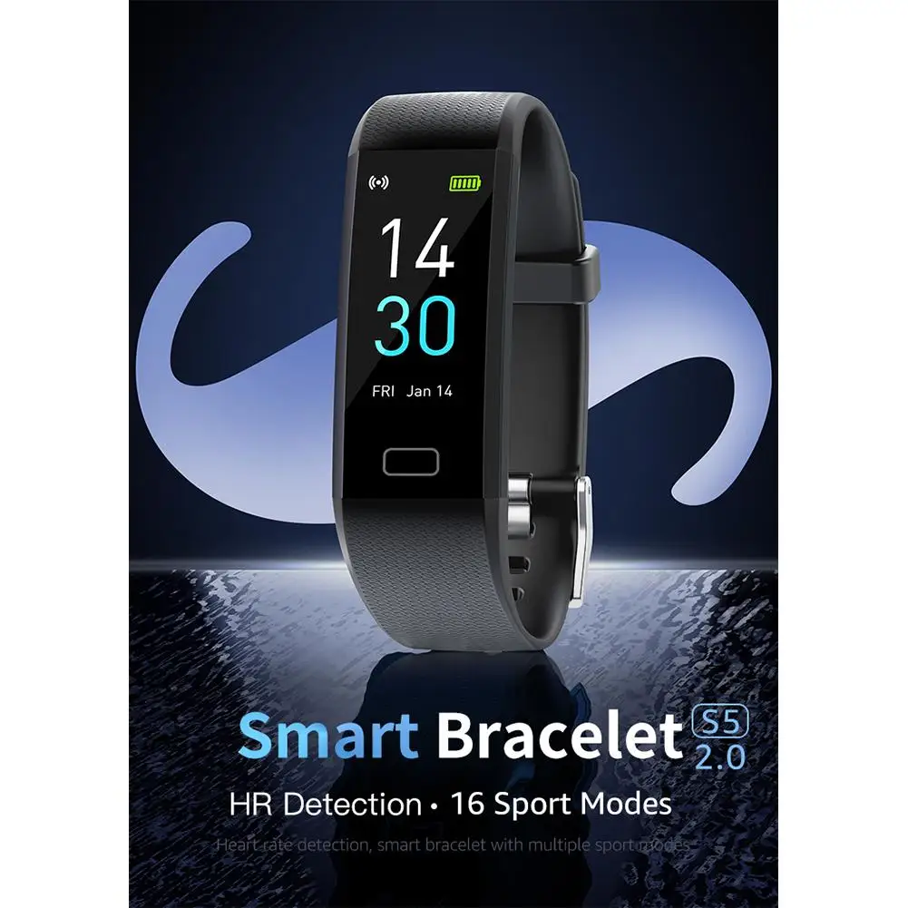 S5 Men's Watch Smart Bracelet 5.0 Second-generation Multiple GPS Sports Modes Pedometer Monitoring Waterproof Children Watches