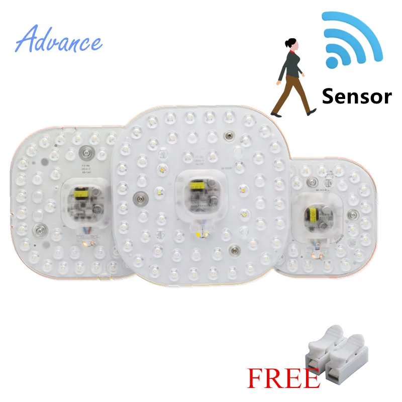 Sensor Ceiling Module Rectangle smart light led lights led bulb led lights with Sensor Light panel vanity light led light bulb
