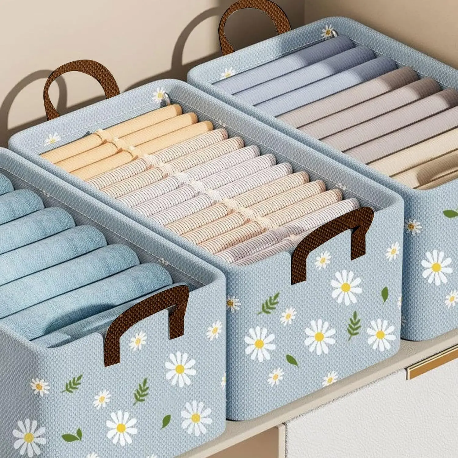 Clothes Organizing Organizer Foldable Clothes Organizer Drawer Clothes Closet Closet Sorting Container Household Clothes Storage 4