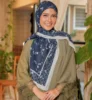 Muslim Hijab Scarf Cotton Printed Headcloth 110*110cm Big Square headband Islamic Woman Headscarf Scarves Shawl Wrap Turban