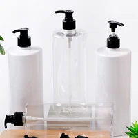 Distributeur de savon de 1000ml, 1 pièce, pour salle de bains, grande capacité, bouteilles de shampoing, Gel douche, Lotion rechargeable, conteneur de stockage de liquide 
 ﻿ 2