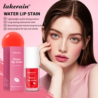 6Colors Water Lip Stain Moisturizing Lip Glaze Long Lasting Lip Ink Face Lip Dual Purpose Waterproof Liquid Cosmetic Makeup 2