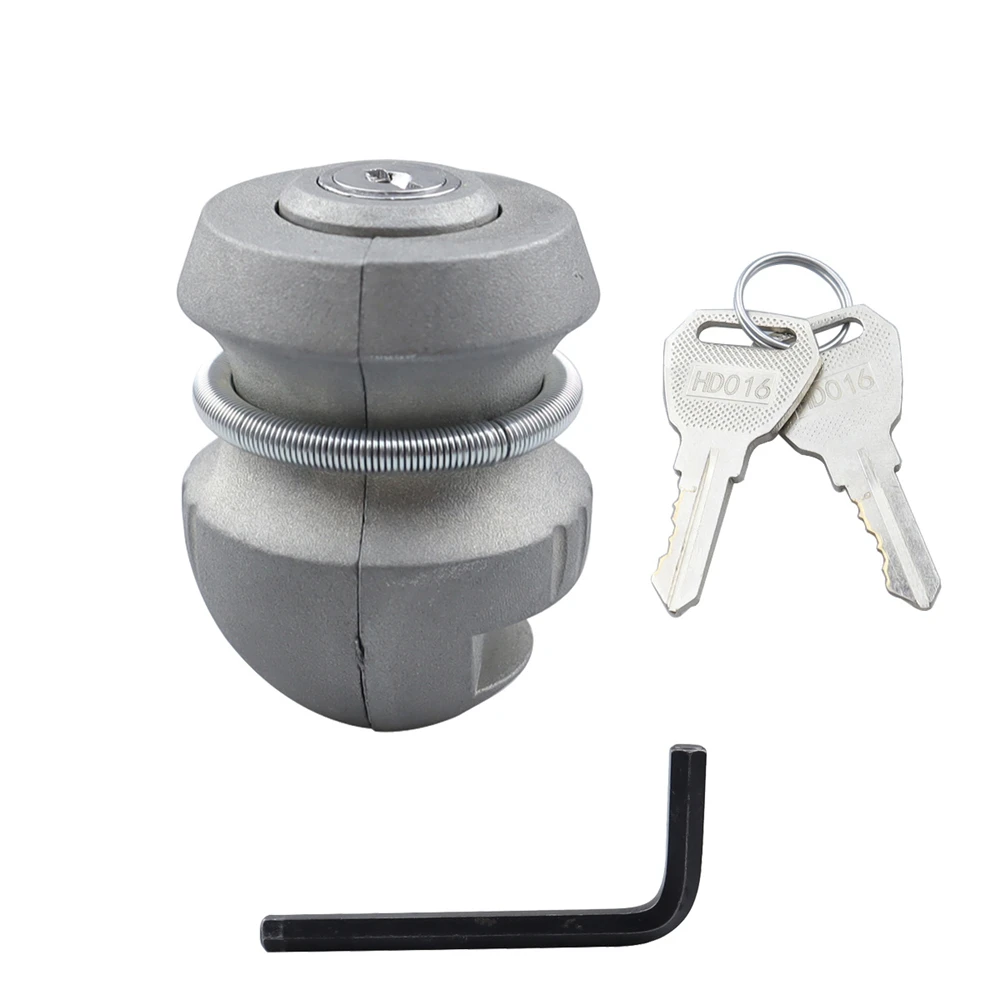 

​Trailer Part Coupling Lock Hitch Ball Lock Tow Caravan Anti Theft Device Universal Hitch Lock Trailer Hitch 50MM