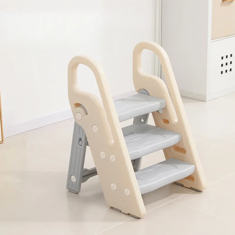 Baby Hand Washing Ladder Foldable Children's Stair Steps Toddler Wash Safety Footrest Adjustable Heightening Stirrups