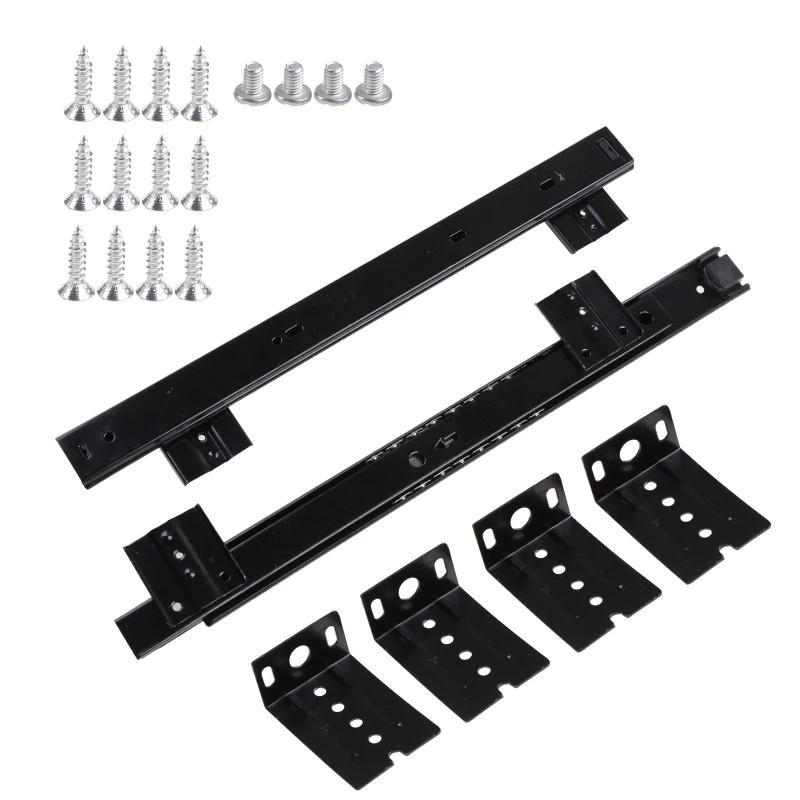 

Регулируемый по высоте выдвижной ящик для компьютерной клавиатуры под стойкой с двухрядными твердыми шариками, бесшумный, легко