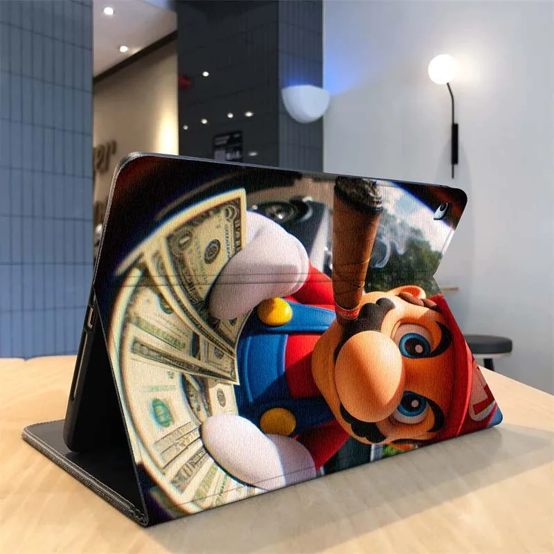 Whimsical Cartoon M-Marios Art Tablet Case