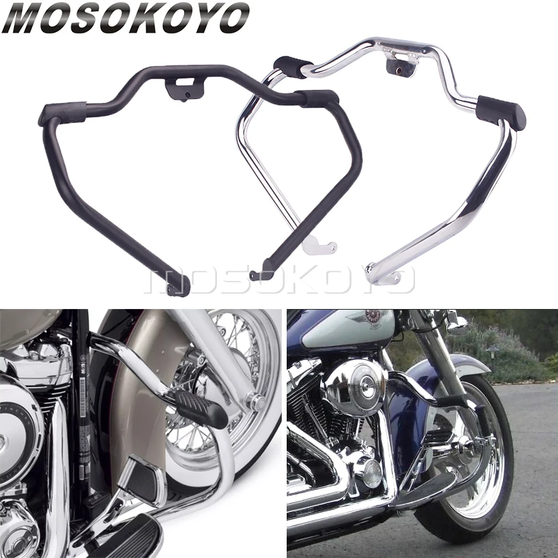 

Защита двигателя мотоцикла для Harley Softail Low Rider FXLR Street Bob FXBB Slim Sport Glide FLSB 18-22, защитный бампер