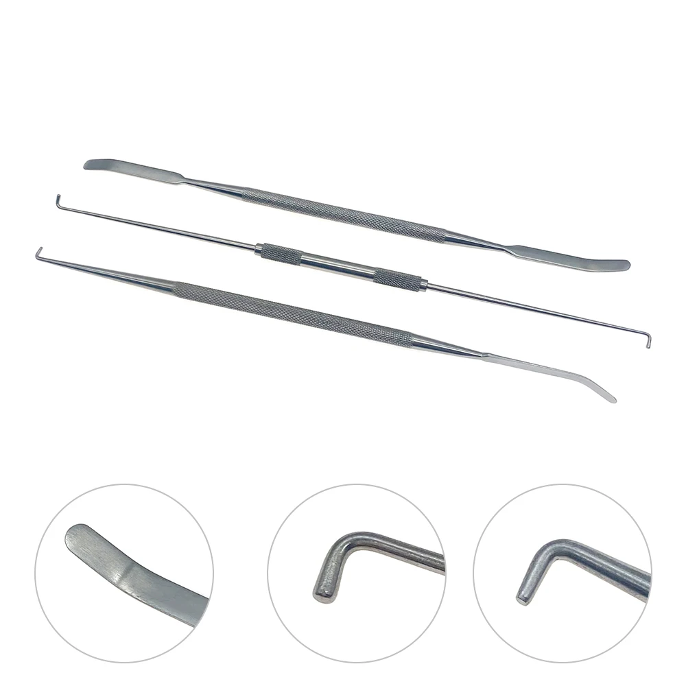 듀얼 채널 신경 뿌리 스트리퍼, 스테인레스 스틸 신경 견인기 스트리퍼, 정형 외과 수술 기구, 1 개 