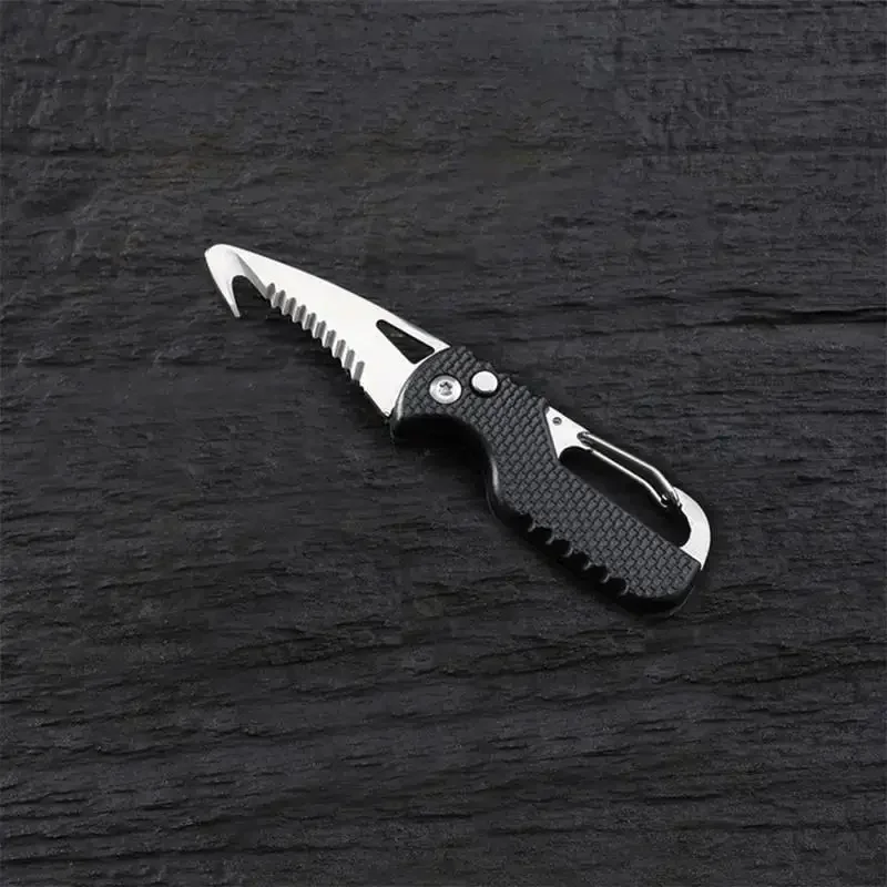 Portable Folding Knife Express Parcel Knife Serrated Hook Cutter Outdoor Camping Survival Tool Box Opener utility knife box cutter cutting knife box opener