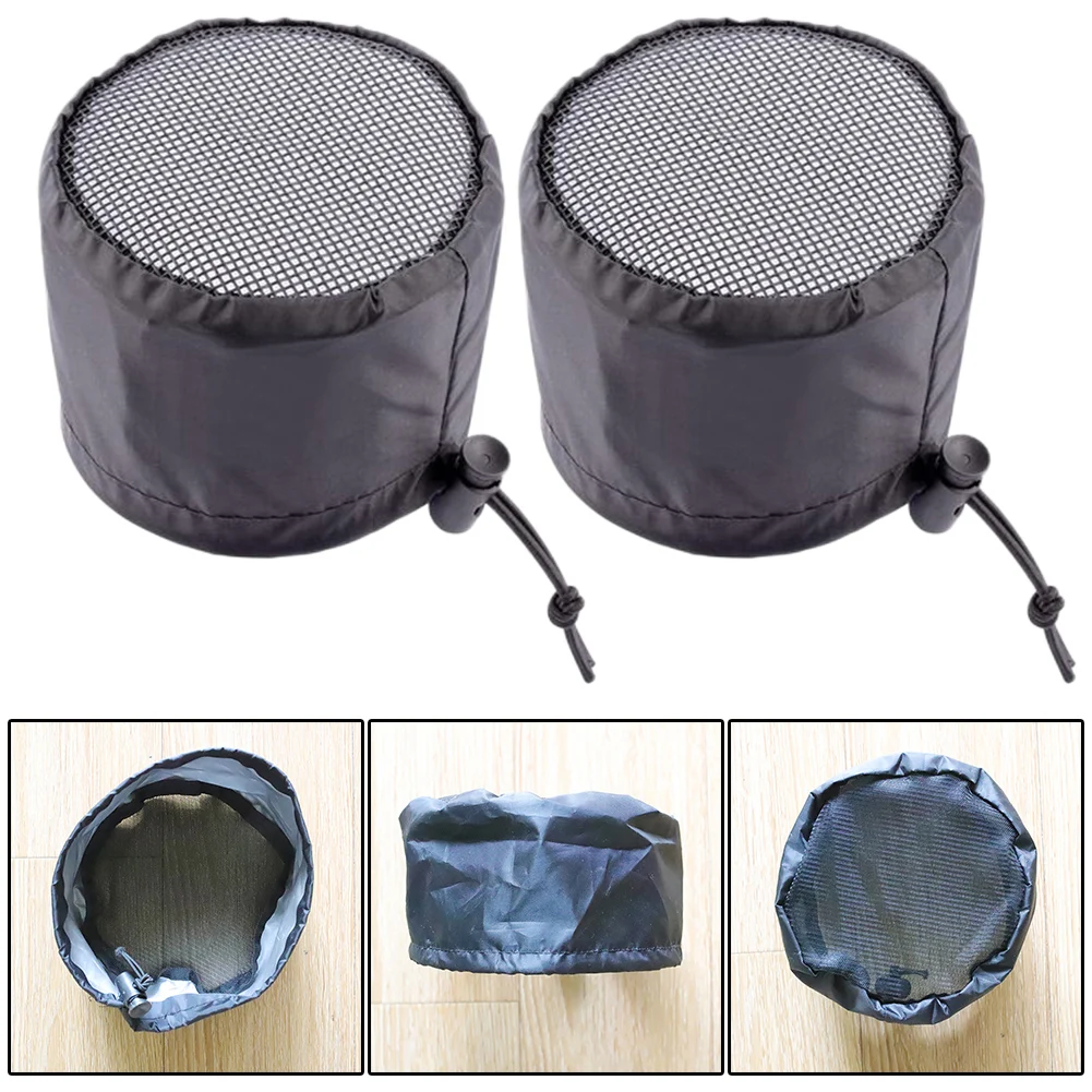Grow Tents Duct Filter Vent Cover With Elastic Band Fixed Buckle Greenhouse Insect Proof Ventilation Covers 2Pcs For Plants Grow Tent Vent Cover