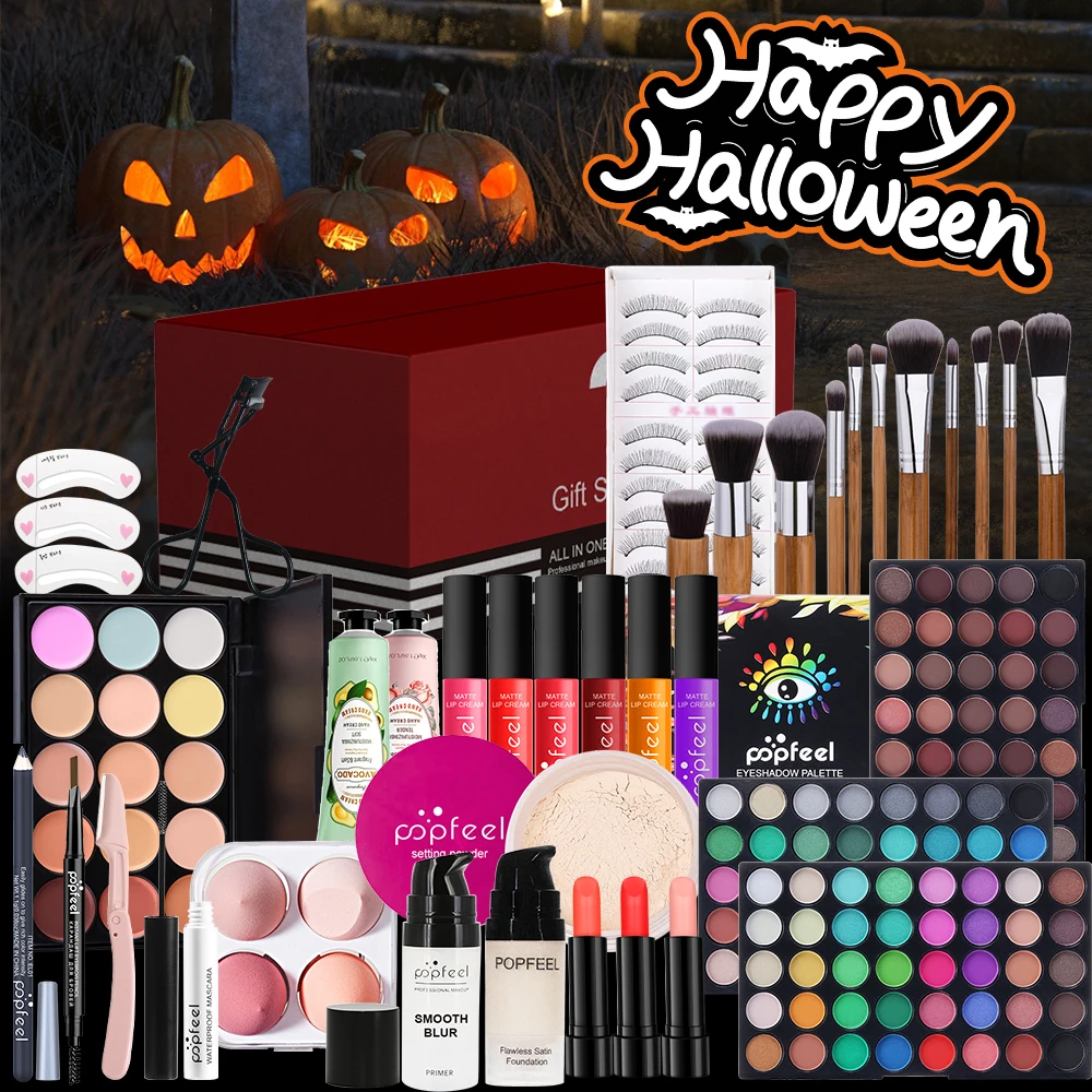صندوق هدايا كامل لمكياج عيد الميلاد من POPFEEL - م...