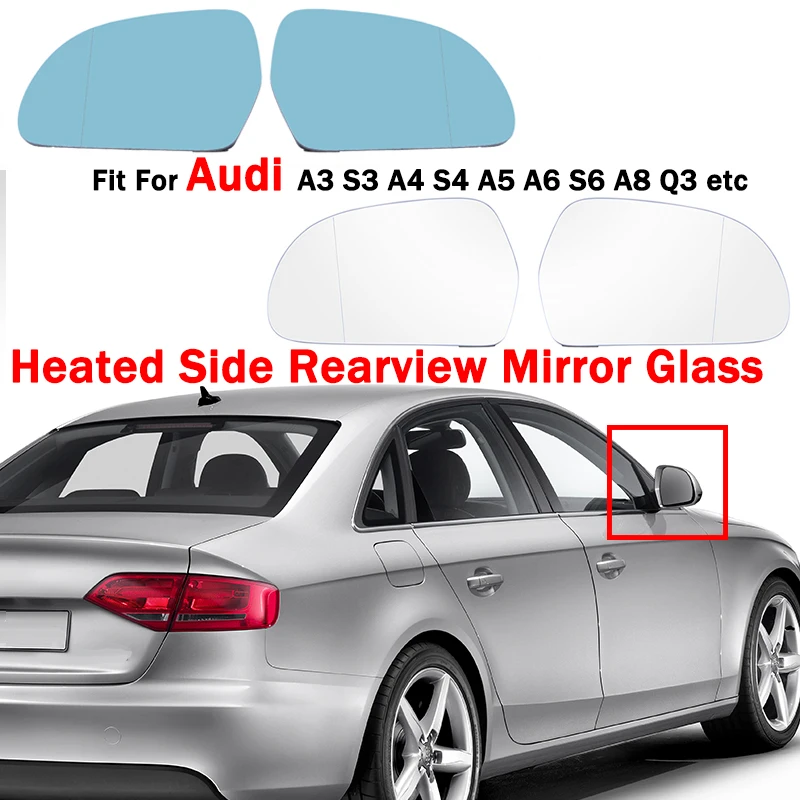 Rhyming Side Rearview Mirror Glass Heated Anti Fog Door Wing Mirror