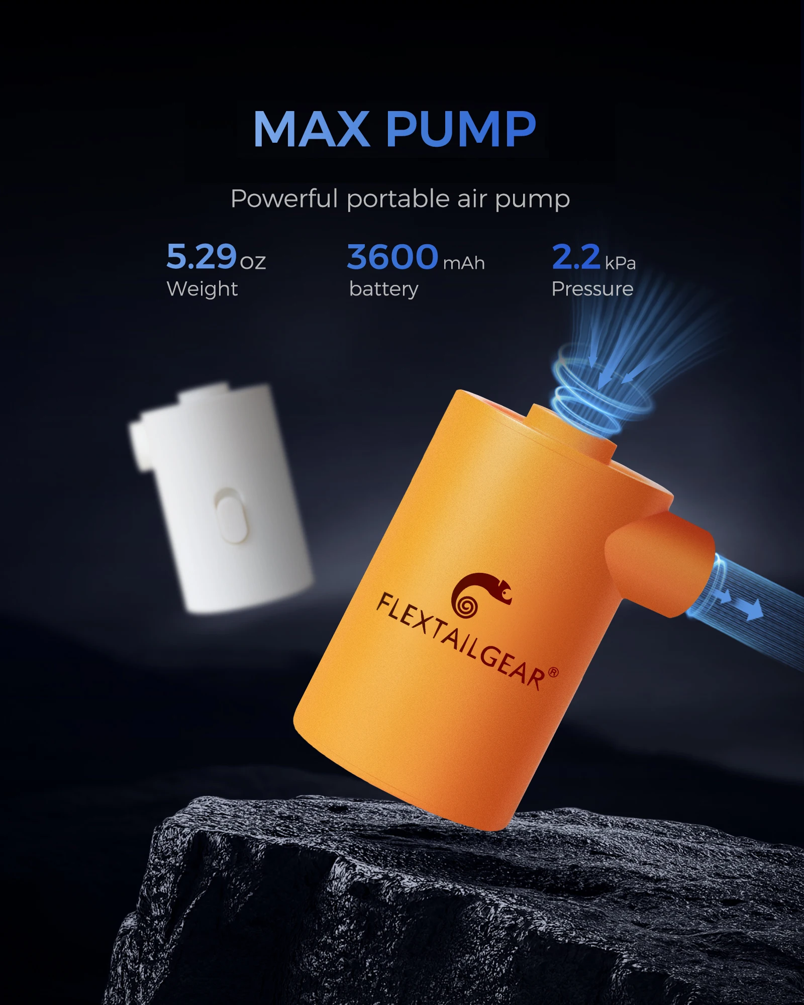 FLEXTAIL MAX PUMP/MAX PUMP EPS - Electric Air Pump Camping Pump Quick Inflate Deflate for Air Mattress, Sleeping Pad, Vacuum Bag 1 FLEXTAIL MAX PUMP/MAX PUMP EPS - Electric Air Pump Camping Pump Quick Inflate Deflate for Air Mattress, Sleeping Pad, Vacuum Bag 1