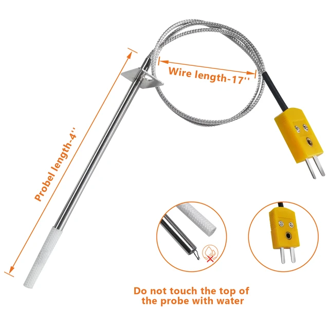 9904190024 Temperature Probe Kit for Masterbuilt Gravity Series 560, 800, 1050 XL Series Digital Charcoal Smoker Grills