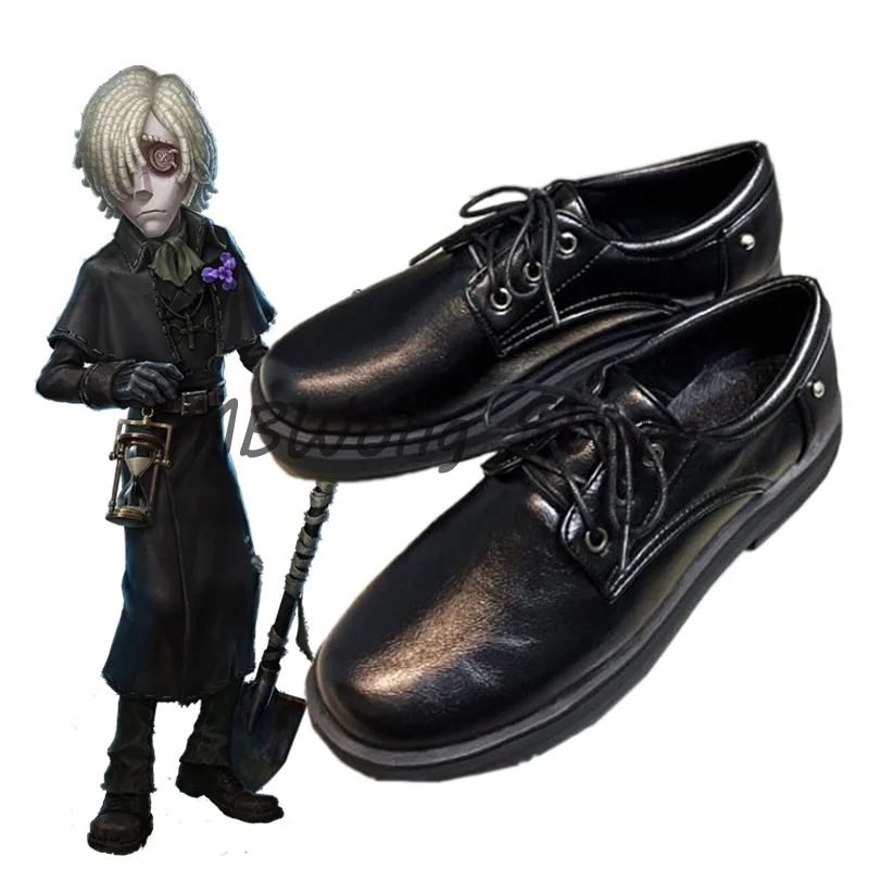 

Games Identity V Grave Keeper Cosplay Shoes Boots Andrew Kreiss Anime Role Play Halloween Carnival Party Christmas Outfit Props