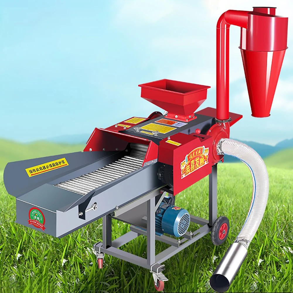 HayCutterStrawChaffKneadingAndShreddingMachineCornShredder