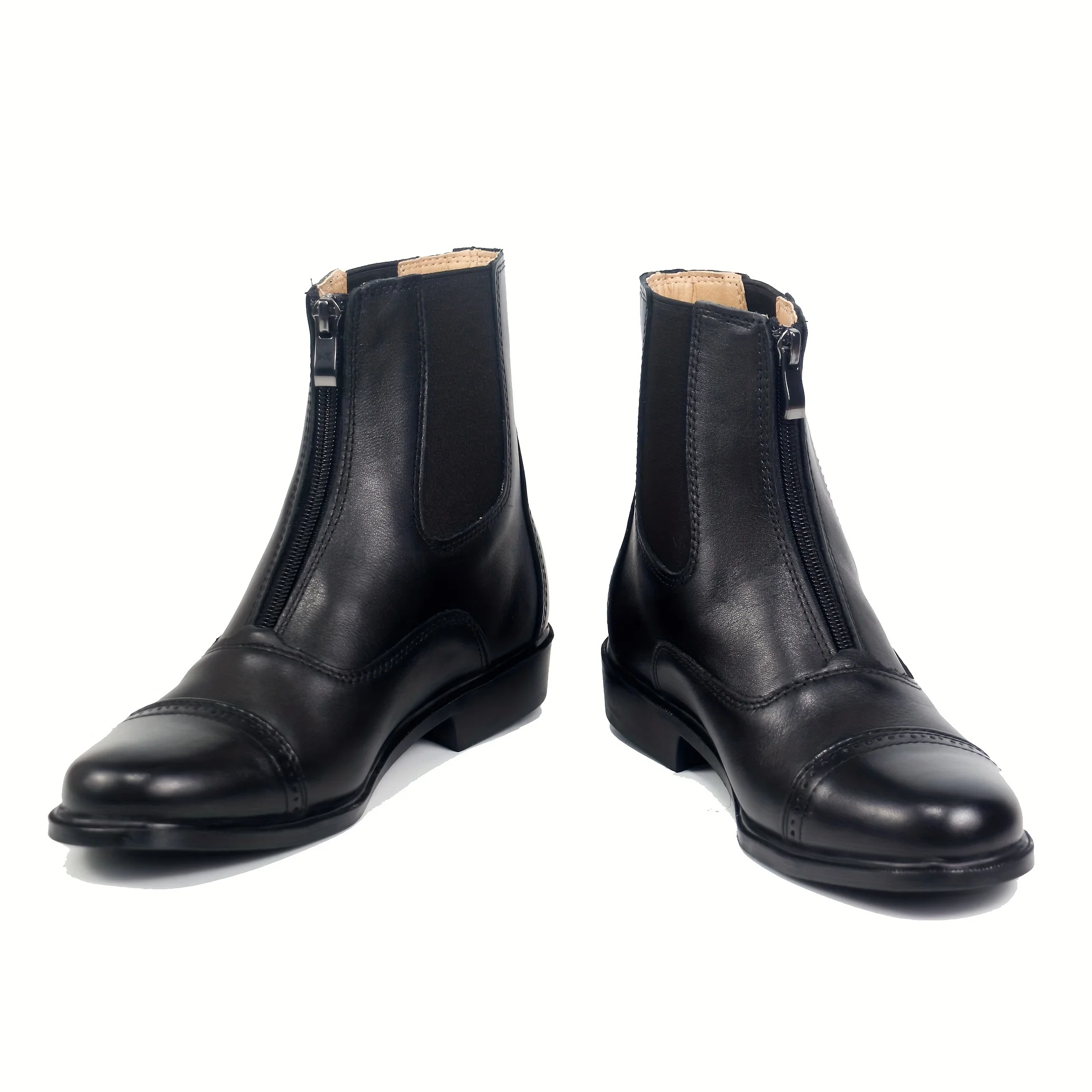 Aoud Horse Riding Boots Equestrian Boots Full Leather High Quality Zipper Shoes Men Women Paardrijden Laarze Horse Hootsn Halter 6