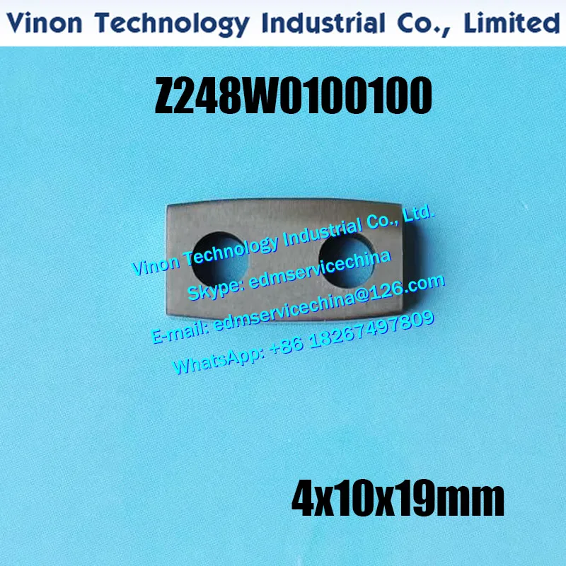 

20 шт., контакты для питания Z248W0100100 MA002 4x10x19 мм, Z248W0/100100, источник тока A002 для Makino EC.EE-3 Zing пластины