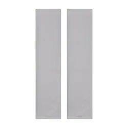 Refrigerator & Oven Door Handle Covers - Decorative Antiskid Protectors, Set of 2 (Light Grey)