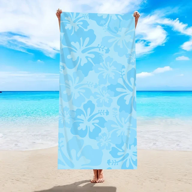 1pc floral minimalist printed beach towel, quick drying absorbent swimming towel, suitable for sports, camping, yoga 1pc floral minimalist printed beach towel, quick drying absorbent swimming towel, suitable for sports, camping, yoga
