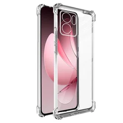 Gradient Airbag TPU Shockproof Protective Case for OPPO Reno 14 Pro 5G (Transparent)