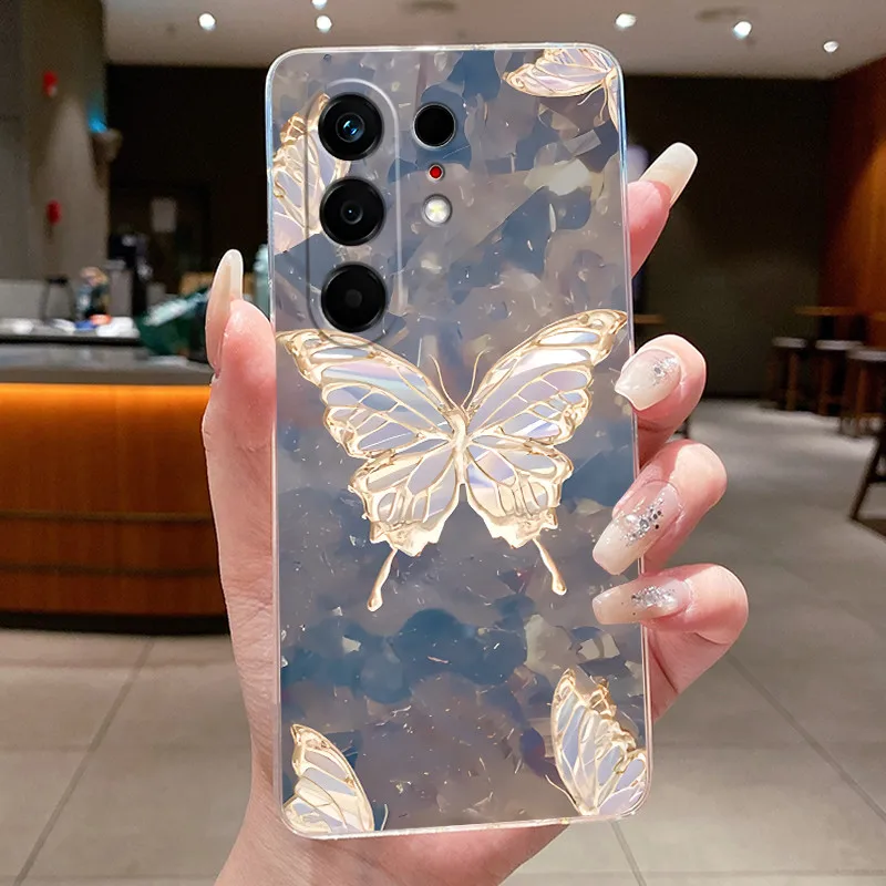 Butterfly Bow Protective Transparent Soft Silicone Phone Case