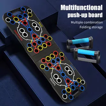 54-hole widened push-up board, multi-functional push-up support training board, push-up pole, pectoral muscle exercise equipment 1